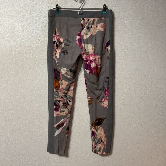 Trina Turk Floral Panel Slim Leg Pants Size 6 - Picture 6 of 6
